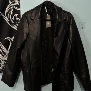 Black Women's Leather Jacket